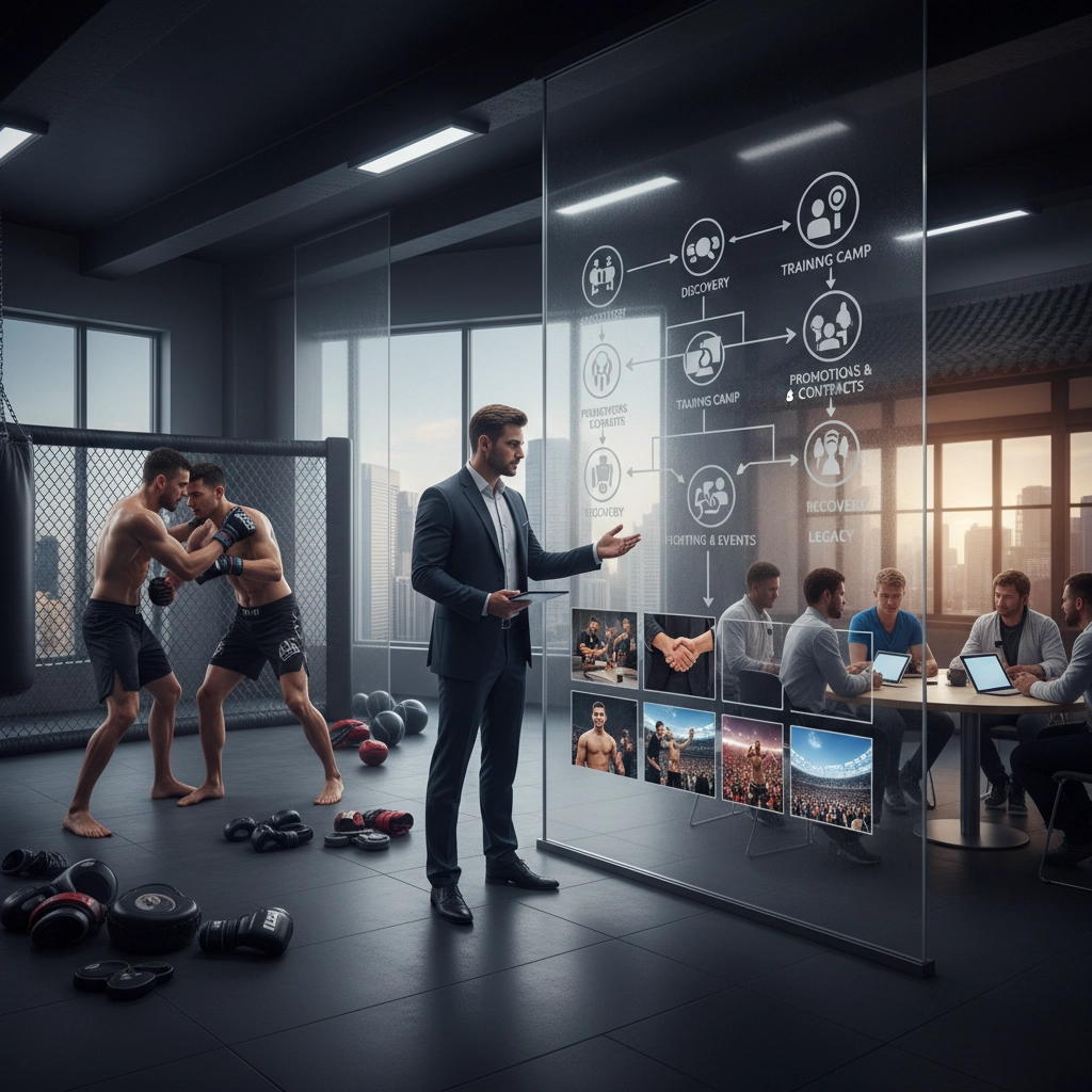 Profesionalni MMA borci — karijerni put i menadžment boraca