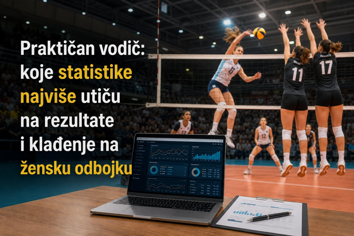 Praktičan vodič: koje statistike najviše utiču na rezultate i klađenje na žensku odbojku